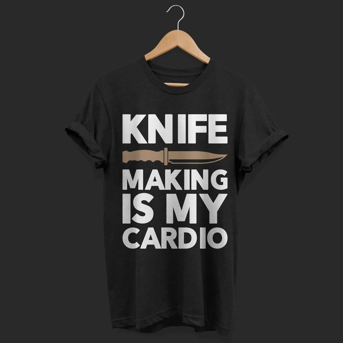 Knife making is my cardio
