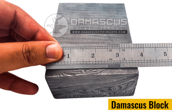 damascus steel block