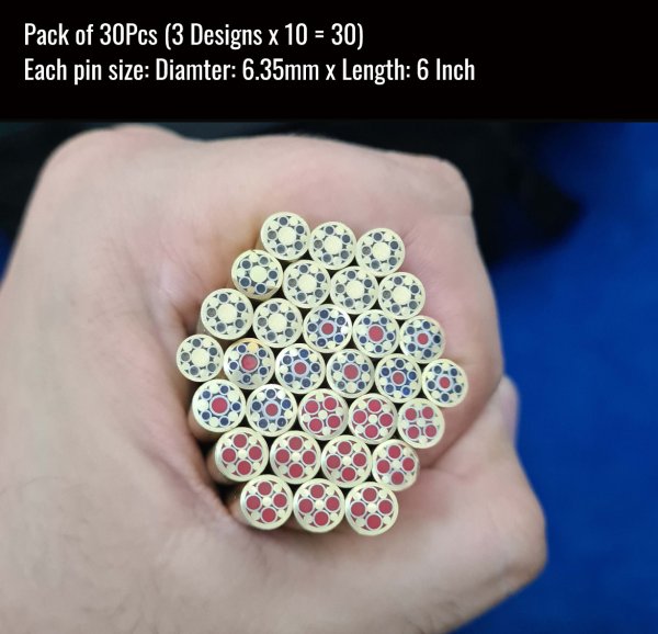 30pcs mosaic pins pack